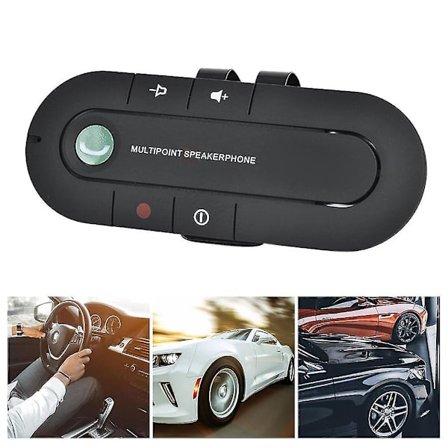 Usb Handsfree Bilsats Trådlös Högtalartelefon Mp3 Musikspelare Solskyddsklipp Högtalartelefon Laddare Ingen Aux