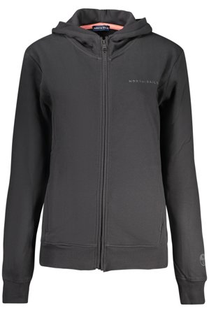 North Sails Felpa Con Zip Donna Nero