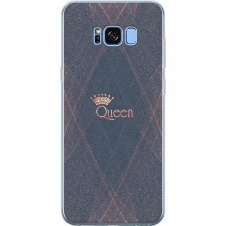 Samsung Galaxy S8 Genomskinligt Skal Queen