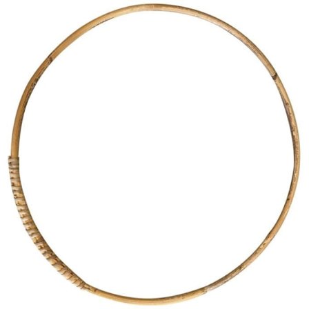 Korg i rotting - Vit - 40 cm - Rund - Inomhus - Blandet