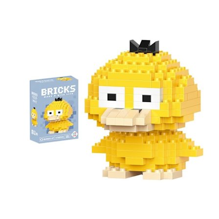 Pedagogisk Byggmodell för Barn, Mikropartiklar, Present Flicka Pojke Puff Figurer Pussel B4G7 Kod Anka 1set Kod Anka 1set