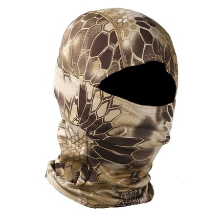 Unisex kamuflasjetrykk utendørs sykkel Balaclava nakkevarmer lue full ansiktsdeksel