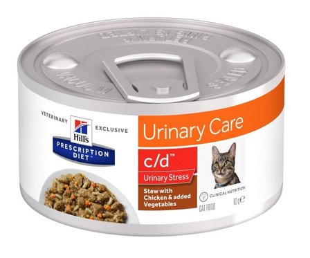 Hill's Prescription Diet C/D Urinary Stress Spezzatino Pollo E