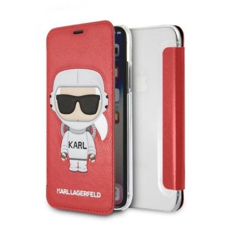 Karl Lagerfeld Karl Space Cosmonaut iPhone X/XS Case - punainen