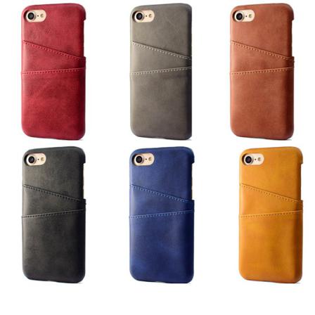 Elegant Skal Med Kortfack För Iphone 7 Blå