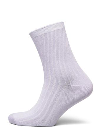 Elva Solid Sock Purple Becksöndergaard