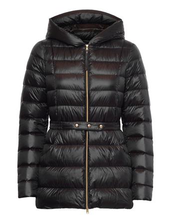 Abbie Hooded Jacket Black WOOLRICH