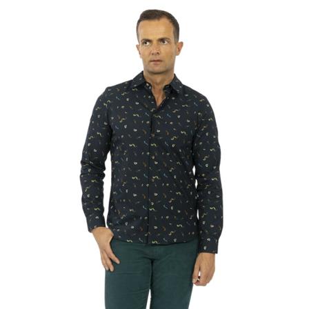 PS By Paul Smith, Casual Shirts Blauw, Heren, Maat:L