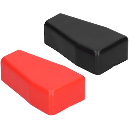 Sats om 10 batteripolskydd i gummi, flexibelt skydd för toppcellspol