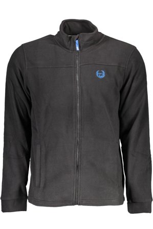 Gian Marco Venturi Felpa Con Zip Uomo Nero