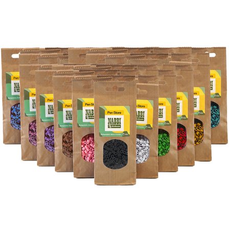 Pen Store x Nabbi BioBeads Rørperler Midi Set 35 000 stk
