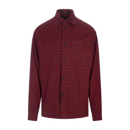 Balenciaga, Casual Shirts Rood, Heren, Maat:M