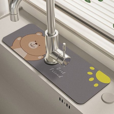 Vandhane afløbsmåtte Skridsikret absorberende pude 3 3