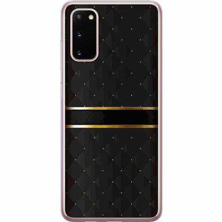 Samsung Galaxy S20 Mjukt Skal - Golden Stripes