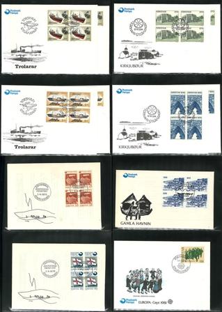 Færøerne 1975-2009 - Samling med FDC'er i 9 album - 33