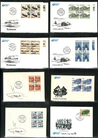 Færøerne 1975-2009 - Samling med FDC'er i 9 album - 33
