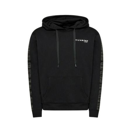 John Richmond Hoodie Ump22141Fe Sort, Herre