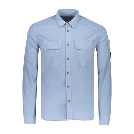 C.p. Company, Overhemd Blauw, Heren, Maat:S,Katoen