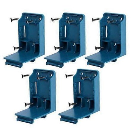 5 st 2 i 1 Verktygs- och Batteriförvaringsfäste Hållare Hängare för Makita 14.4V/18V