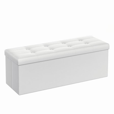 Valora PUFA - LSF702V1 Puff Organizer Vit MDF Förvaringssits