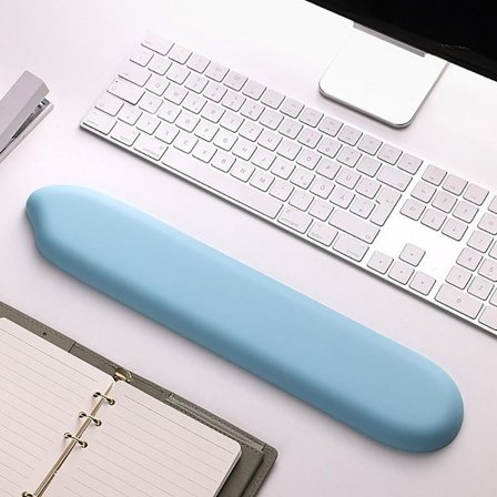 Handledsstöd Musmatta Tangentbordsdyna TANGENTBORD BLÅTT TANGENTBORD