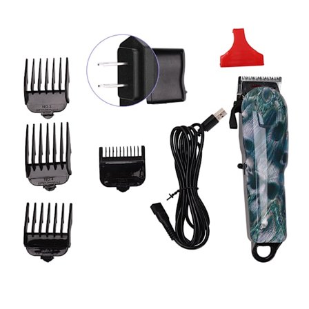 Graffiti Elektrisk Hårklippare Uppladdningsbar Fashion Hår Trimmer Klippmaskin