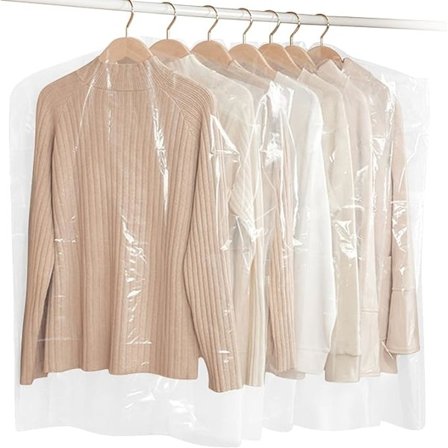 Klædesæt med 30 stk. støvpose klar beskyttende cover til kjole