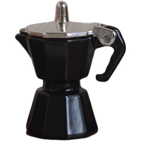 Miniature kaffemaskine Legetøj Mini kaffekande SORT