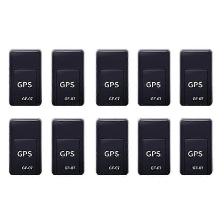 10-pakning GF07 Mini Magnetiske GPS-sporere - Sanntids kjøretøysporing -YT4