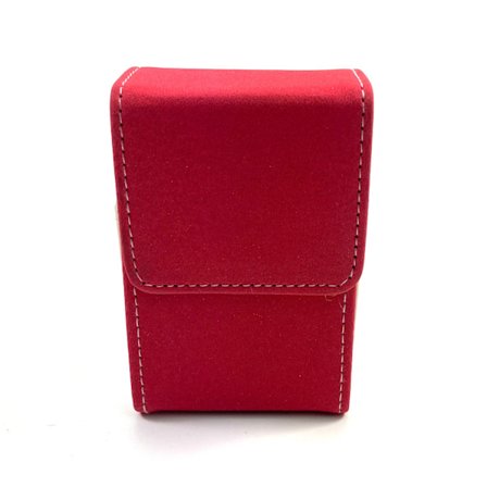 Tobacco case red glitter