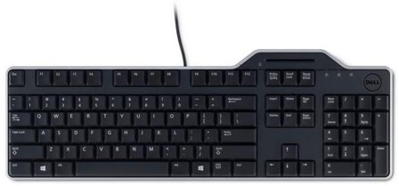DELL KB813 Smartcard - tastatur - Tysk - svart Inn-enhet