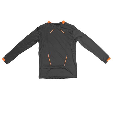 Herrar Dry Fit T-shirt Sommar Sport Träning Andningsbar Snygg Tryckt Långärmad Snabbtorkande T-shirt för Gym Utomhus Mörkgrå M