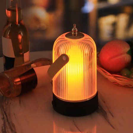 Bærbar Fuglebur Lampe - Berøringskontroll, Trådløs Batteridrevet Lampe Med LED-pære, Bordlamper For Soverom, Dekorativ Nattbordslampe