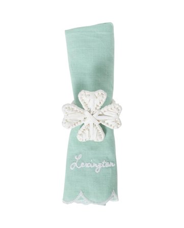 Lexington Stoffserviett Scallpo Grønn 40x40