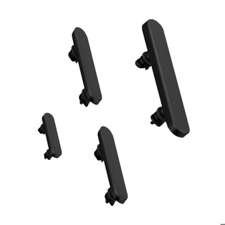 Power, volume og lydløs knap til iPhone 16e sort