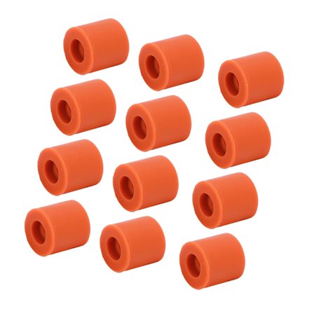 12 stk. 3D-printer varmeplade nivelleringsdele, 16 mm 3D-printer nivelleringssøjle Silikonebuffer 3D-printer varmeplade nivelleringsdele 
