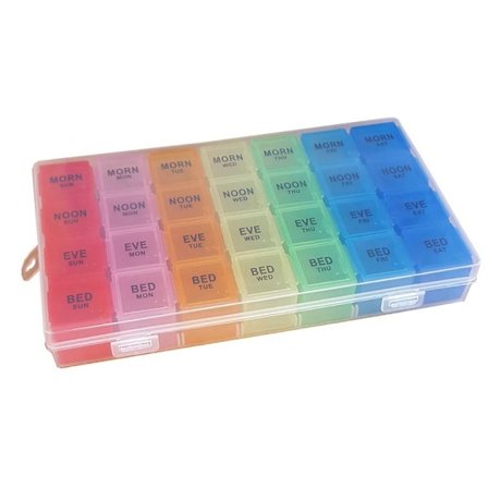 Pill Organizer Medisinboks Pilleetui