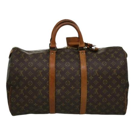Louis Vuitton Vintage, Pre-owned Canvas travel-bags Bruin, Dames, Maat:ONE Size