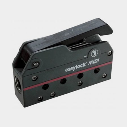 Valstopper Easylock Midi, enkel, voor Ø6 - 10 mm lijn, zwart