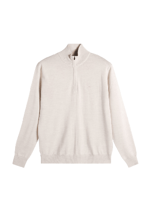 J.Lindeberg Kiyan Quarter Zip Sweater Tröjor Herr Grå L