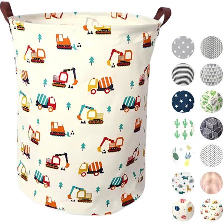 Stor Vasketøjskurv - Vandtæt Sammenklappelig Vasketøjskurv med Håndtag Til Badeværelse, Soveværelse Legetøj