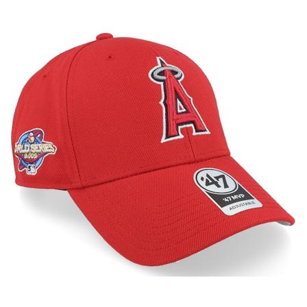 47 Brand - MLB Rot adjustable Cap - Los Angeles Angels World Series Sure Shot Mvp Red Adjustable @ Hatstore