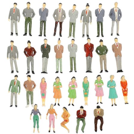 30 stk. Miniatyr Mennesker Figurer Små Mennesker Figurer Mini Figurer Miniatyr Figurer