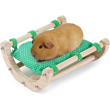 Marsvin seng for kaninbur rekvisita og leker hengekøye teppematte P