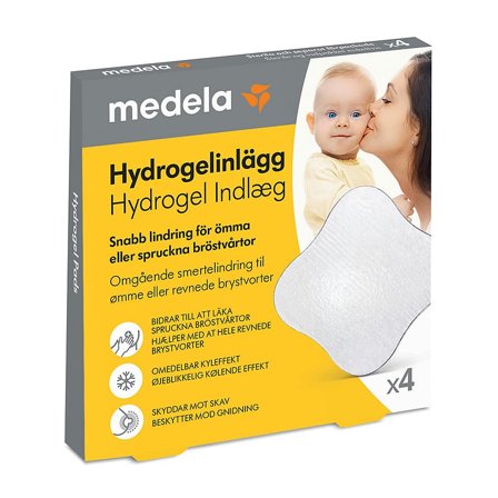 Medela Hydrogel Pads 4 stk, Børn & Forældre, Amning & Flaske, Ammeindlæg