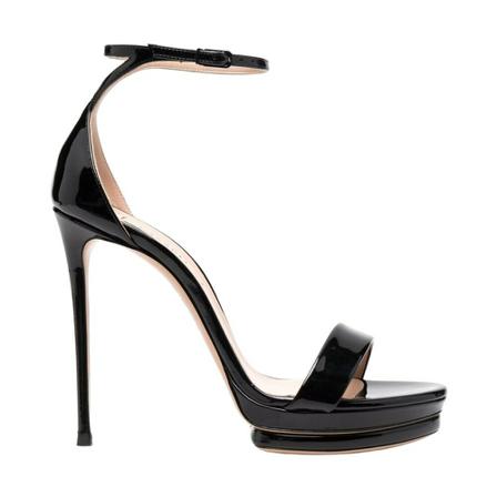 Casadei - Sandaler - Svart - Dam - Storlek: 38 Eu, Dam, Storlek: 38 EU