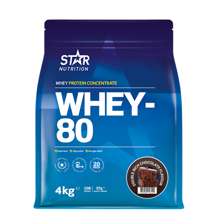 Star Nutrition Whey-80 Heraproteiini 4 kg