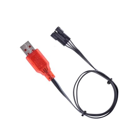 7.4V 500mA SM4P USB-latausjohto suurjännitelaitteille, kuten kauko-ohjattaville malleille