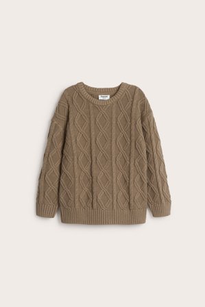 Kappahl | Palmikkoneulepusero | Ruskea