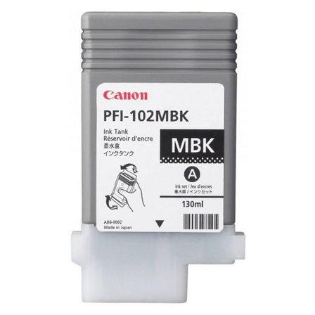 CANON Bläckpatron, PFI-102 MBK, matt svart, singelförpackning, 0894B001 - Lyreco - Toner och bläck - Bläckpatroner - Bläckpatroner Canon